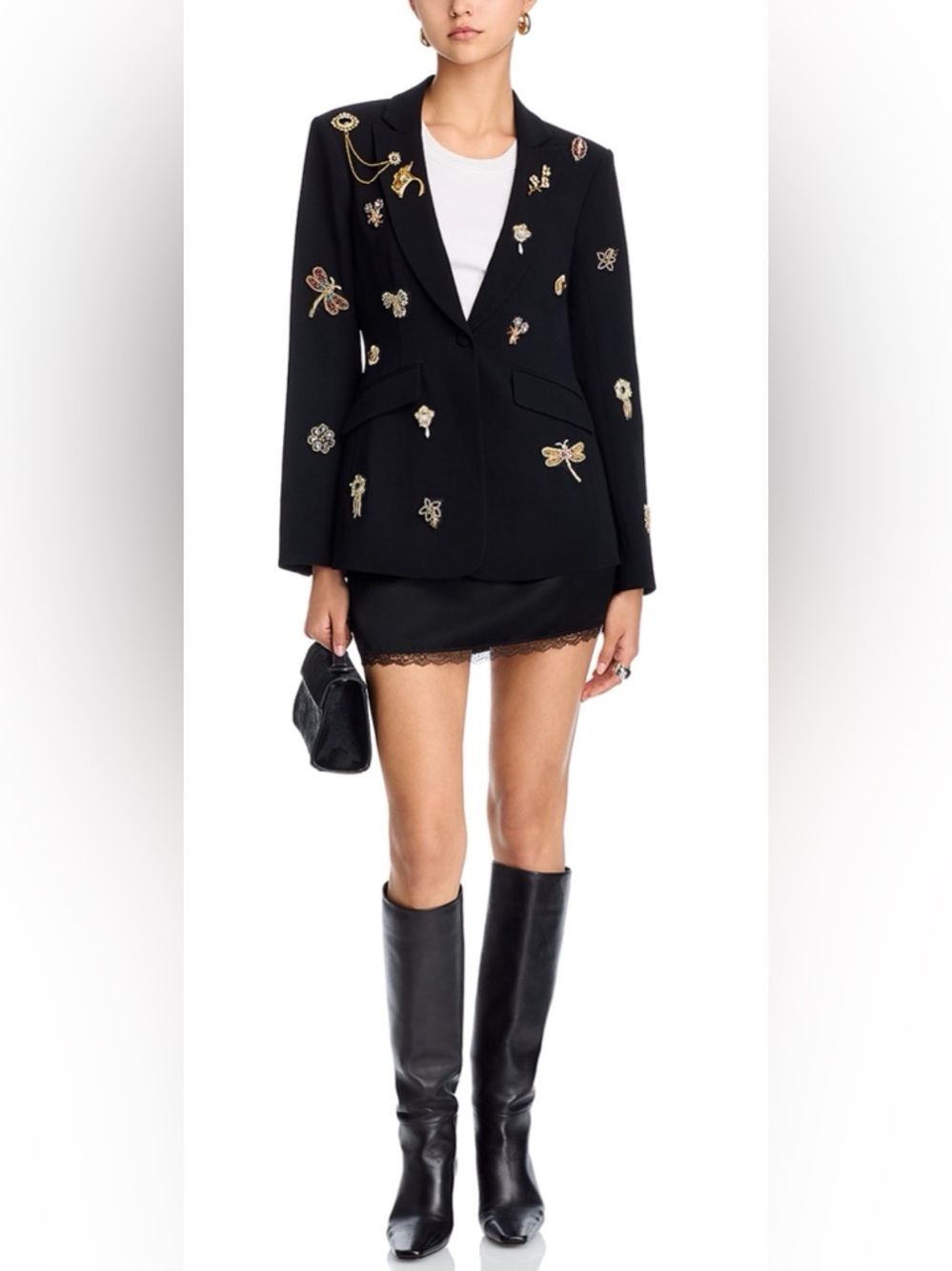 Cinq a Sept Cheyenne Brooches Blazer - Picture 7 of 13